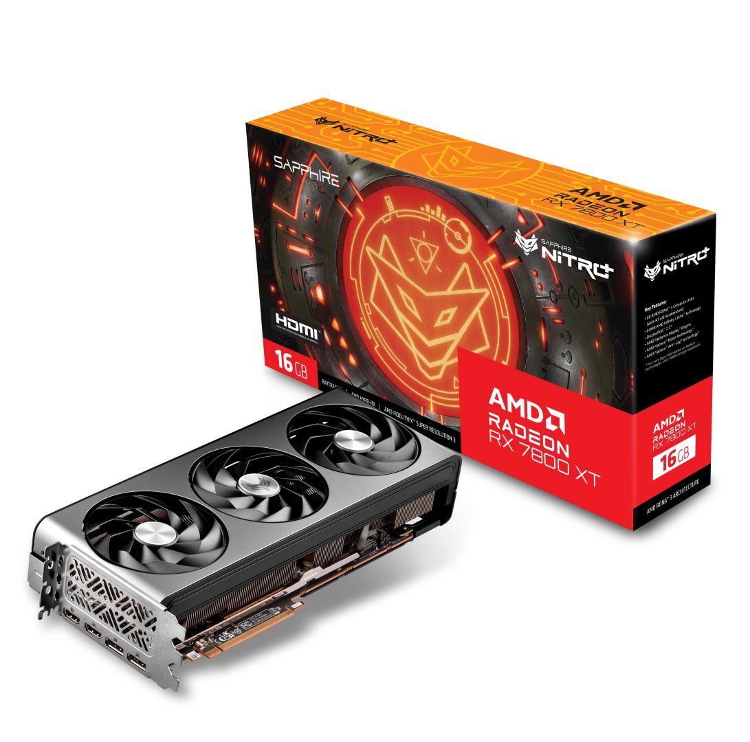 Sapphire Radeon RX7800 XT 16GB DDR6 OC Nitro+ Sapphire Radeon RX7800 XT 16GB DDR6 OC Nitro+