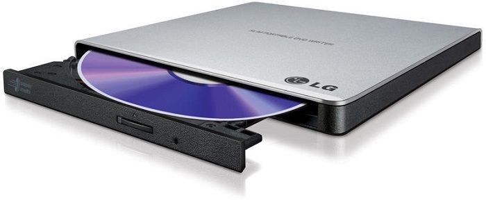 ODD Külső DVD író LG GP57ES40 Dobozos Ultrakeskeny - Ezüst ODD Külső DVD író LG GP57ES40 Dobozos Ultrakeskeny - Ezüst
