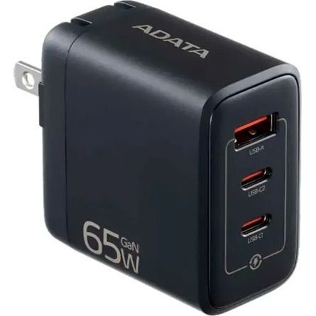 A-Data 65W GaN USB Charger Black (US) A-Data 65W GaN USB Charger Black (US)